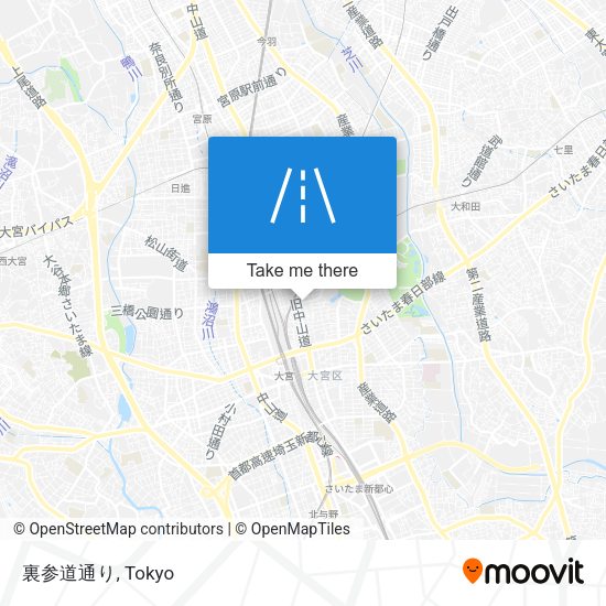 裏参道通り map