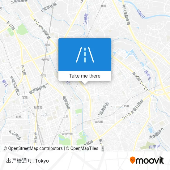 出戸橋通り map