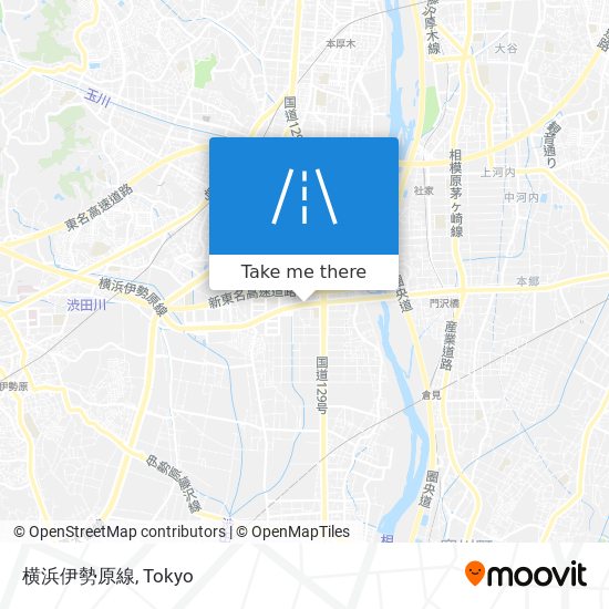横浜伊勢原線 map