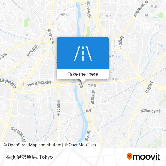 横浜伊勢原線 map