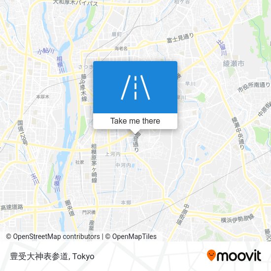 豊受大神表参道 map