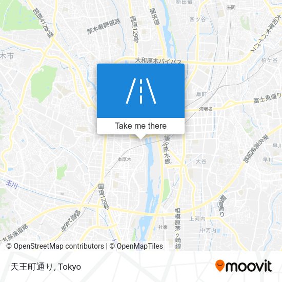 天王町通り map