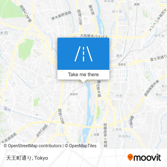 Tenno Town Street map