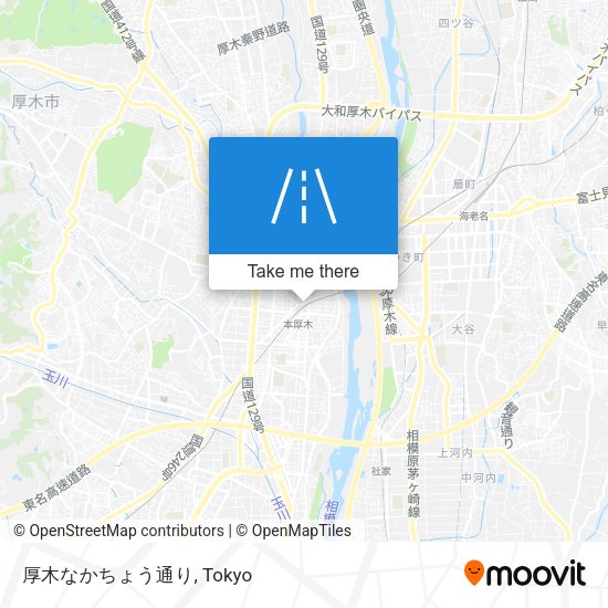 厚木なかちょう通り map