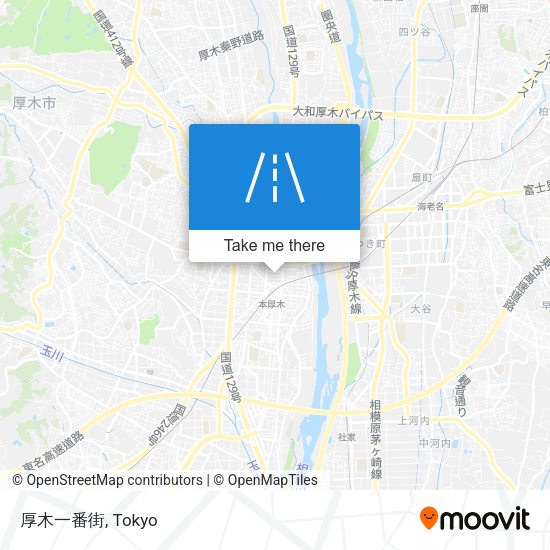 厚木一番街 map