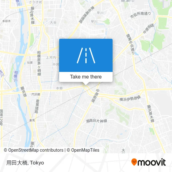 用田大橋 map