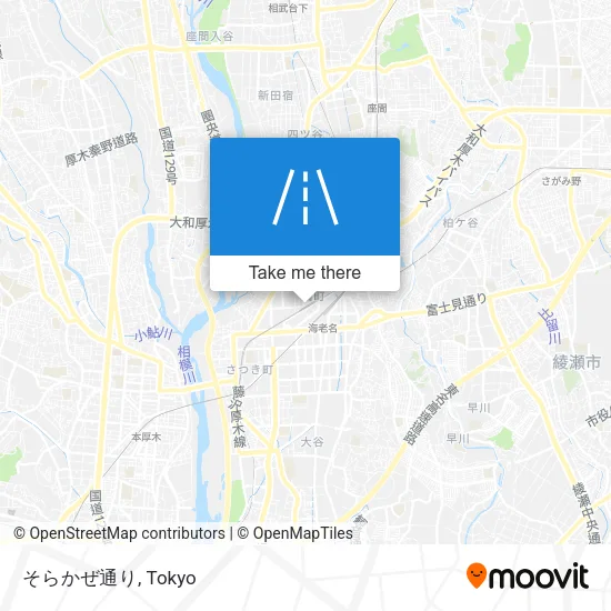 そらかぜ通り map
