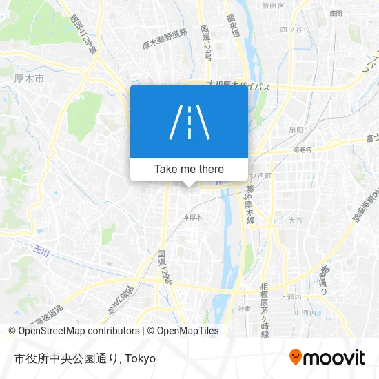 市役所中央公園通り map