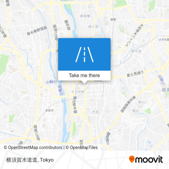横須賀水道道 map