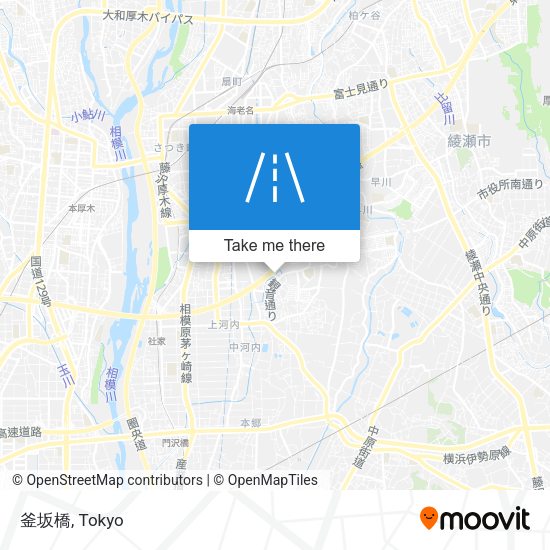 釜坂橋 map