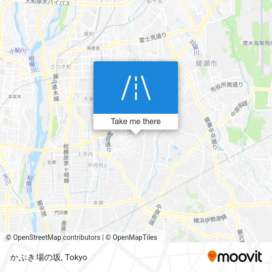 かぶき場の坂 map