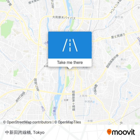 中新田跨線橋 map