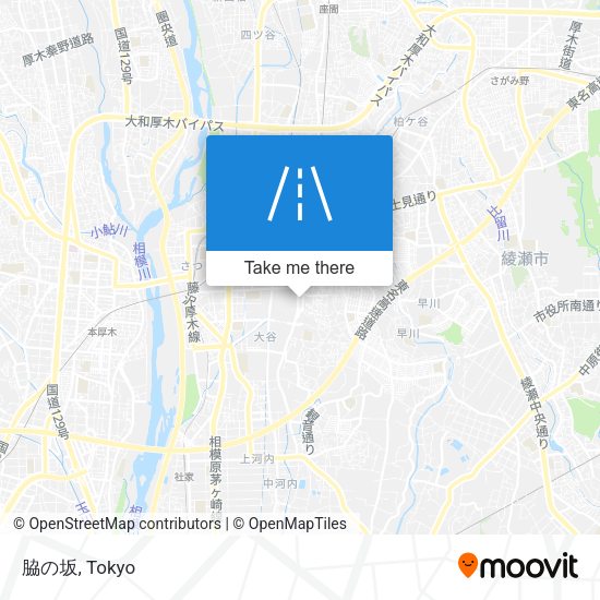 脇の坂 map