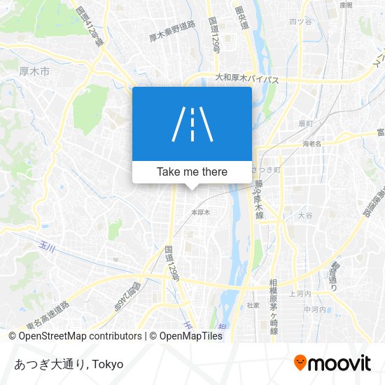 あつぎ大通り map