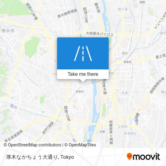 厚木なかちょう大通り map