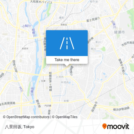八景田坂 map