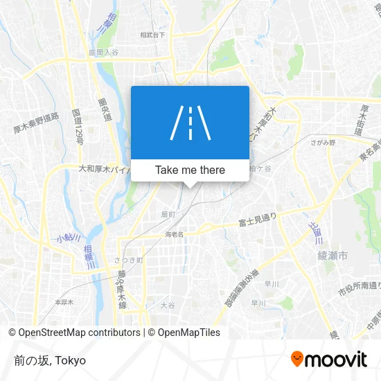 前の坂 map