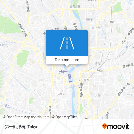 第一鮎津橋 map