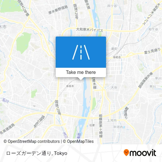 ローズガーデン通り map