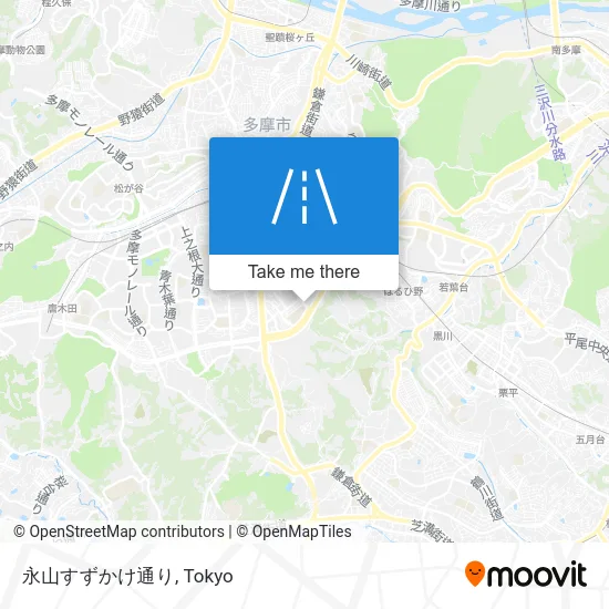 永山すずかけ通り map