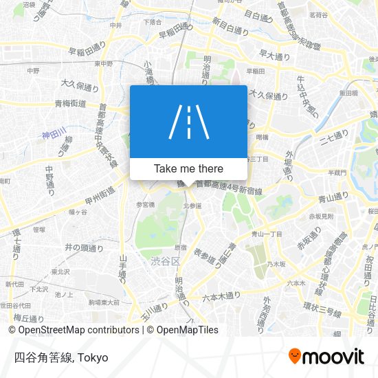 四谷角筈線 map