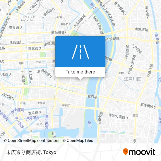 末広通り商店街 map