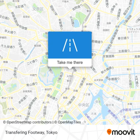 Transfering Footway map