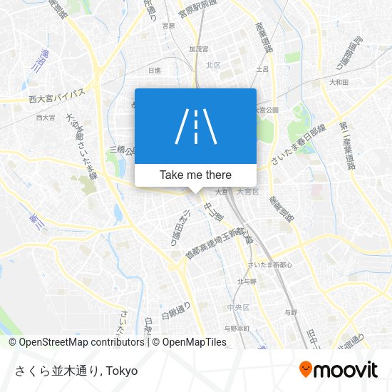 さくら並木通り map
