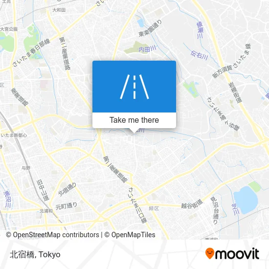 北宿橋 map