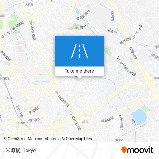 米原橋 map