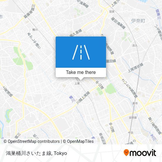 鴻巣桶川さいたま線 map