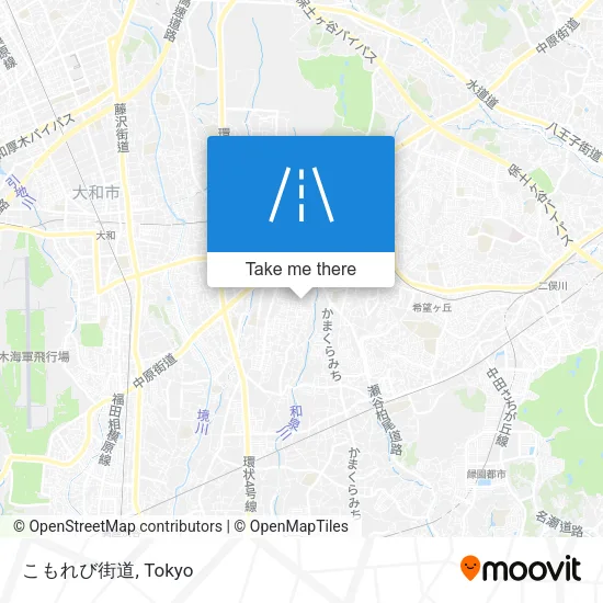 こもれび街道 map