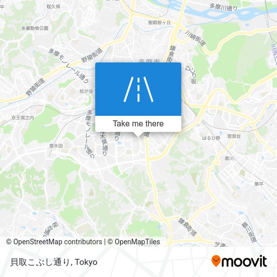 貝取こぶし通り map