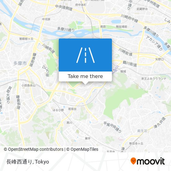長峰西通り map