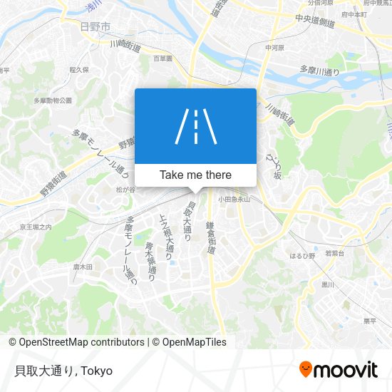 貝取大通り map