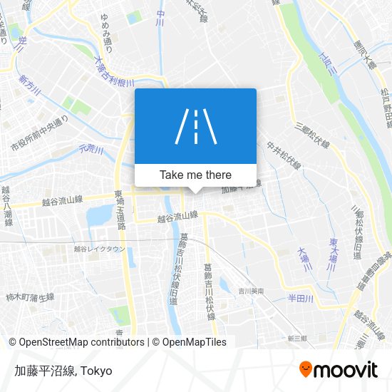 加藤平沼線 map