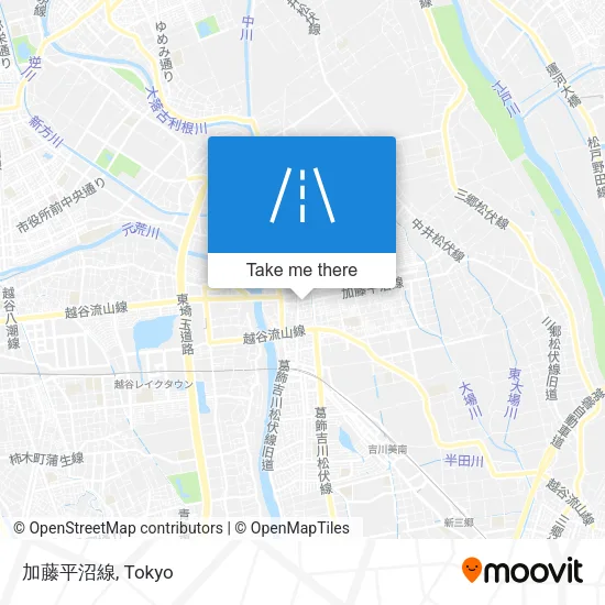 加藤平沼線 map