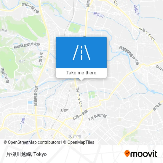 片柳川越線 map