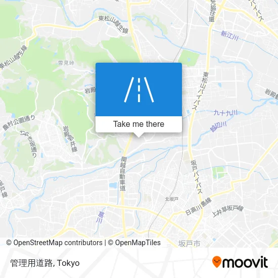 管理用道路 map