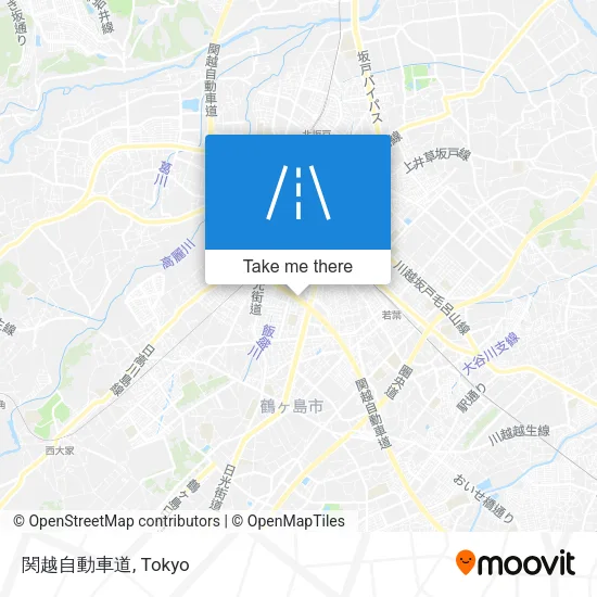 関越自動車道 map