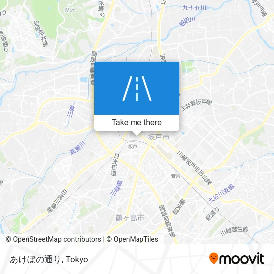 あけぼの通り map