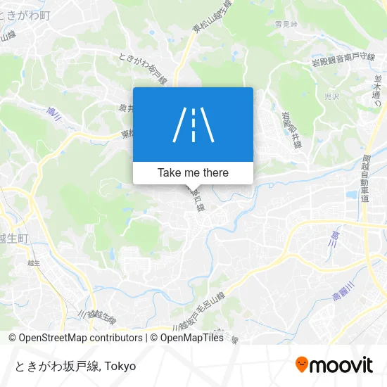 ときがわ坂戸線 map