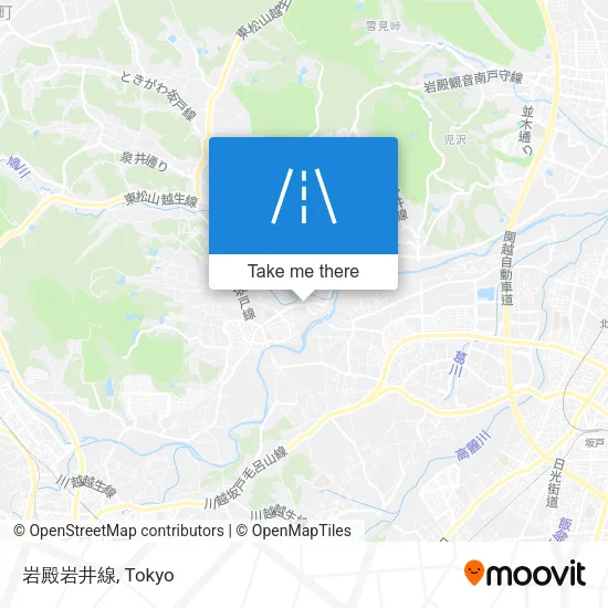 岩殿岩井線 map
