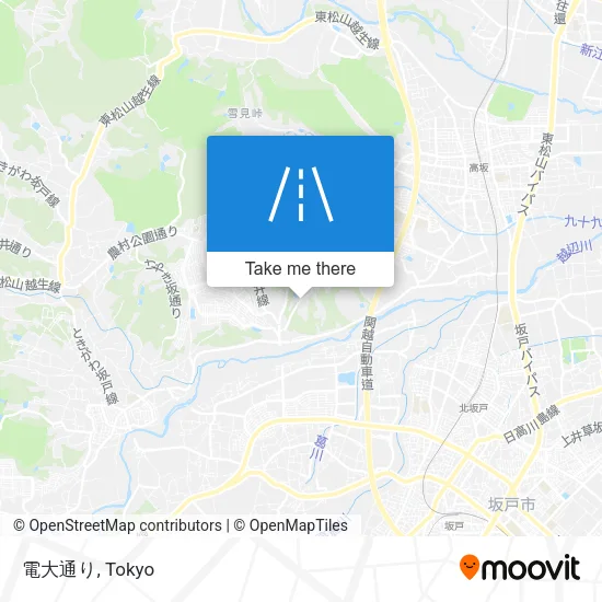 電大通り map