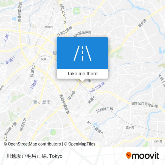 川越坂戸毛呂山線 map