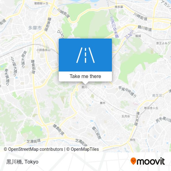 黒川橋 map