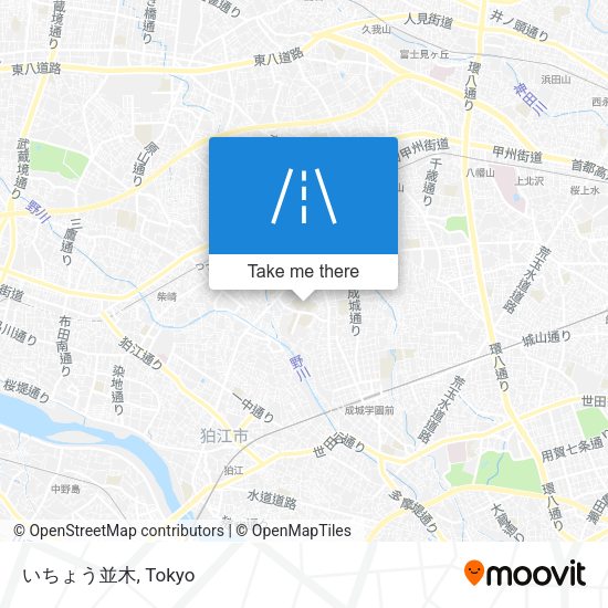 いちょう並木 map