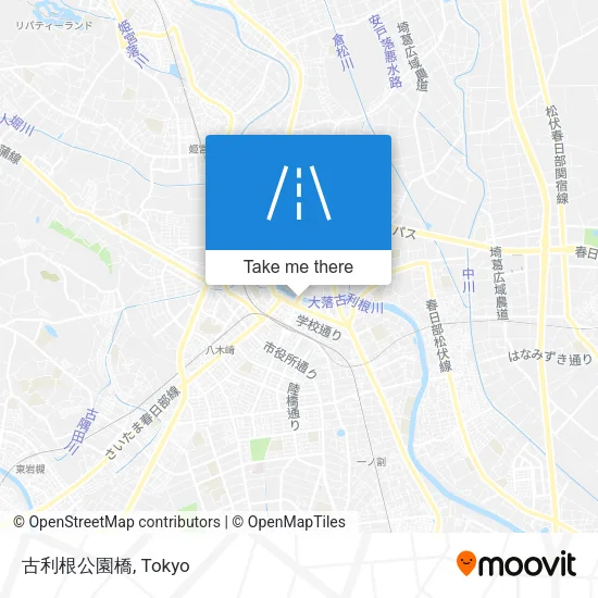 古利根公園橋 map