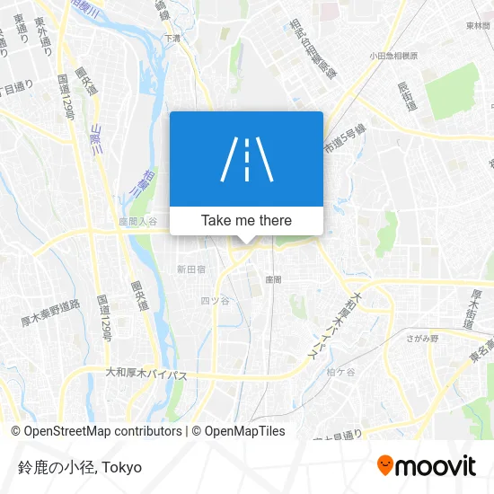 鈴鹿の小径 map