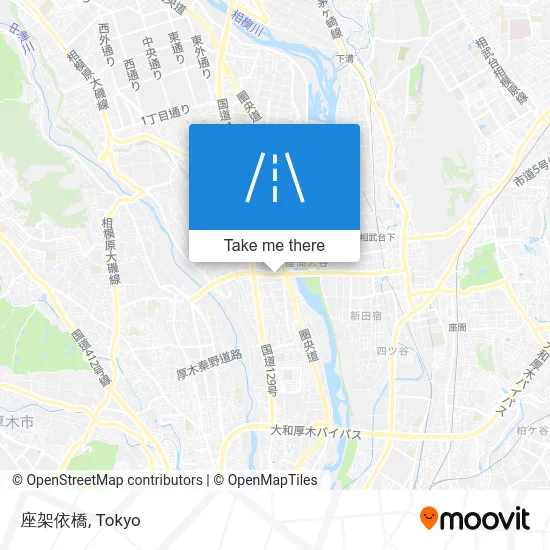 座架依橋 map